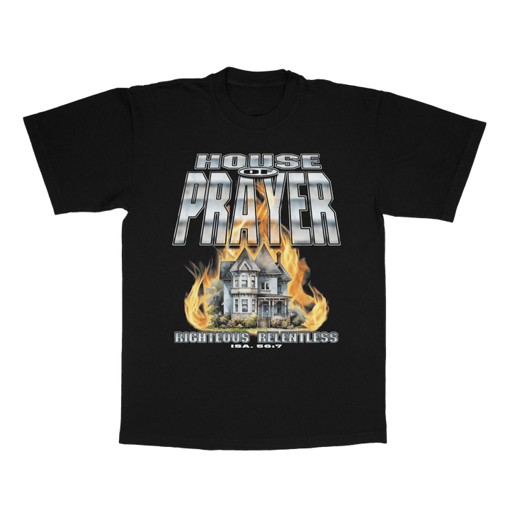 House Of Prayer Gospel Vintage Tee - Righteous Relentless