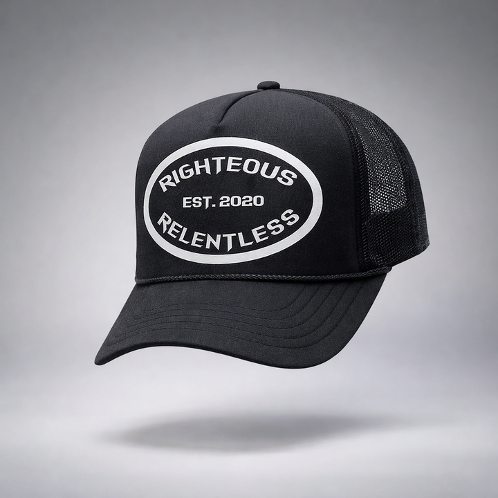 Righteous Relentless Trucker Hat (Black)