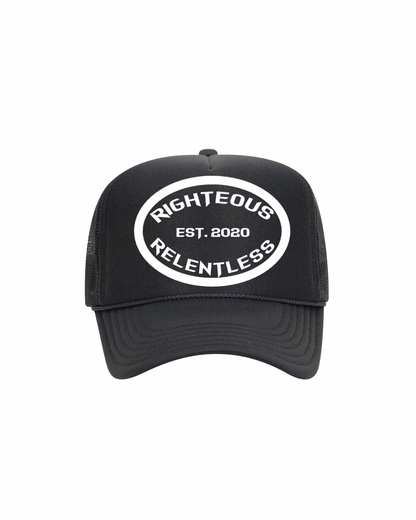 Righteous Relentless Trucker Hat (Black) - Righteous Relentless